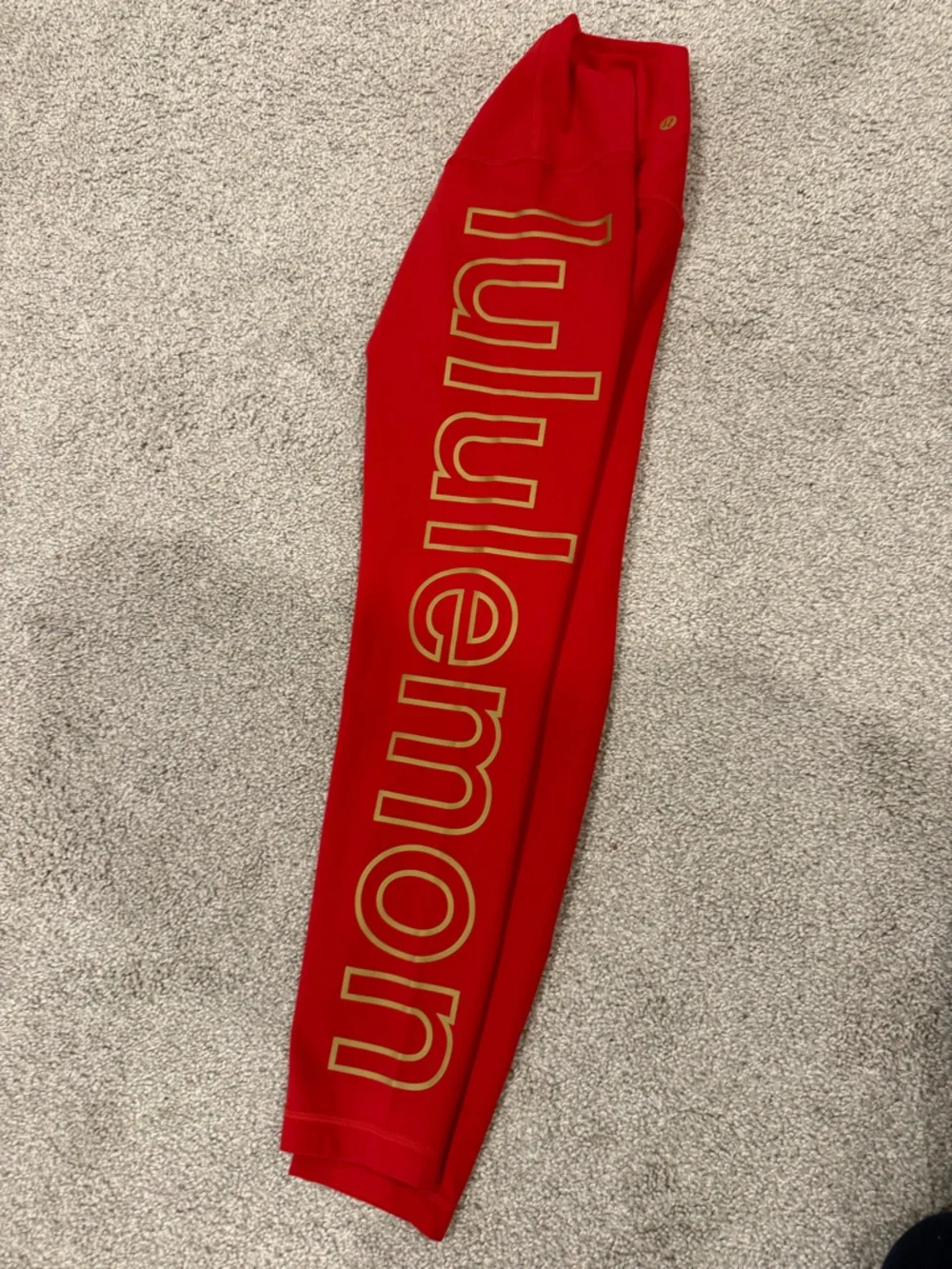 lululemon Lunar New Year Dark Red HR 25” leggings - Picture 6 of 6